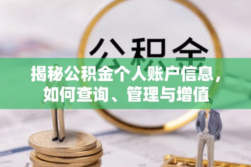 沐川揭秘公积金个人账户信息，如何查询、管理与增值