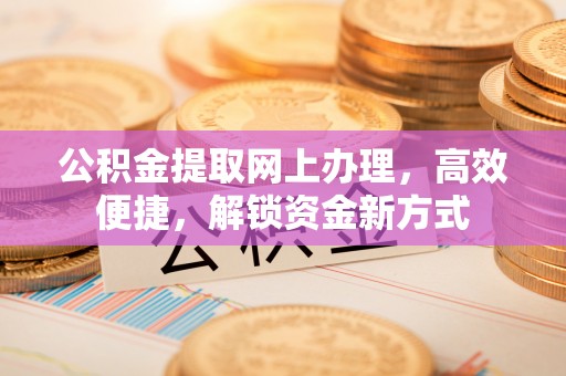 沐川公积金提取网上办理，高效便捷，解锁资金新方式