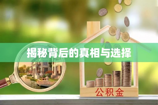 沐川揭秘背后的真相与选择