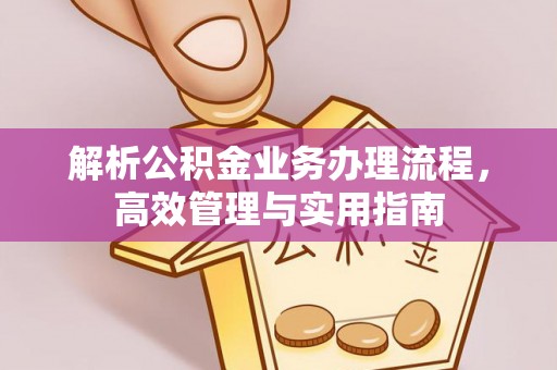 沐川解析公积金业务办理流程，高效管理与实用指南