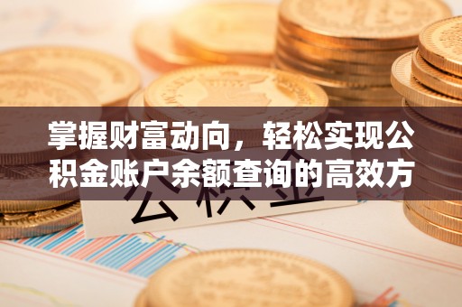 沐川掌握财富动向，轻松实现公积金账户余额查询的高效方式