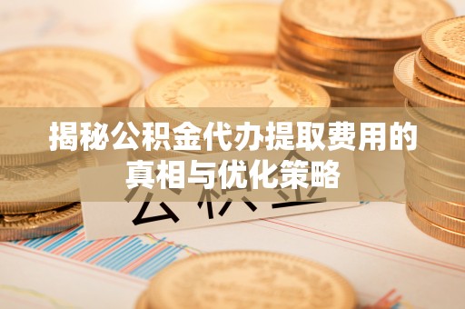 沐川揭秘公积金代办提取费用的真相与优化策略