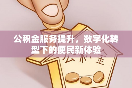 沐川公积金服务提升，数字化转型下的便民新体验