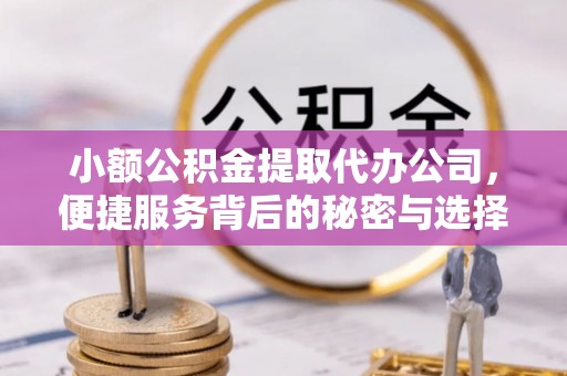 沐川小额公积金提取代办公司，便捷服务背后的秘密与选择指南