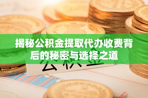 沐川揭秘公积金提取代办收费背后的秘密与选择之道