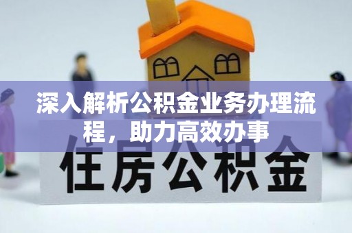 沐川深入解析公积金业务办理流程，助力高效办事