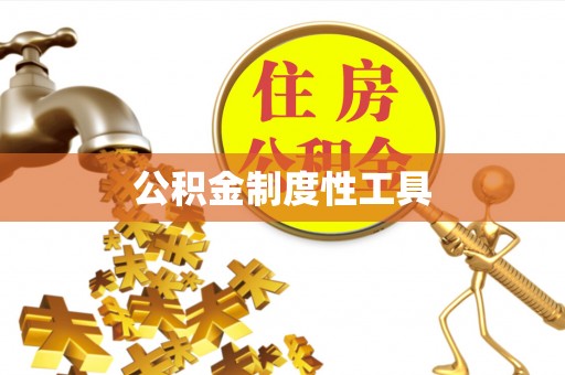 沐川公积金制度性工具